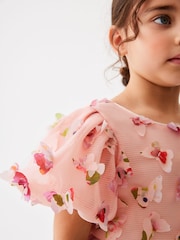 Baker by Ted Baker Pink 3D Butterfly Dress - Image 6 of 10