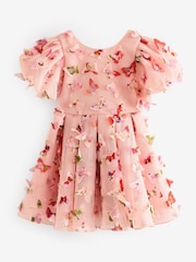 Baker by Ted Baker Pink 3D Butterfly Dress - Image 7 of 10