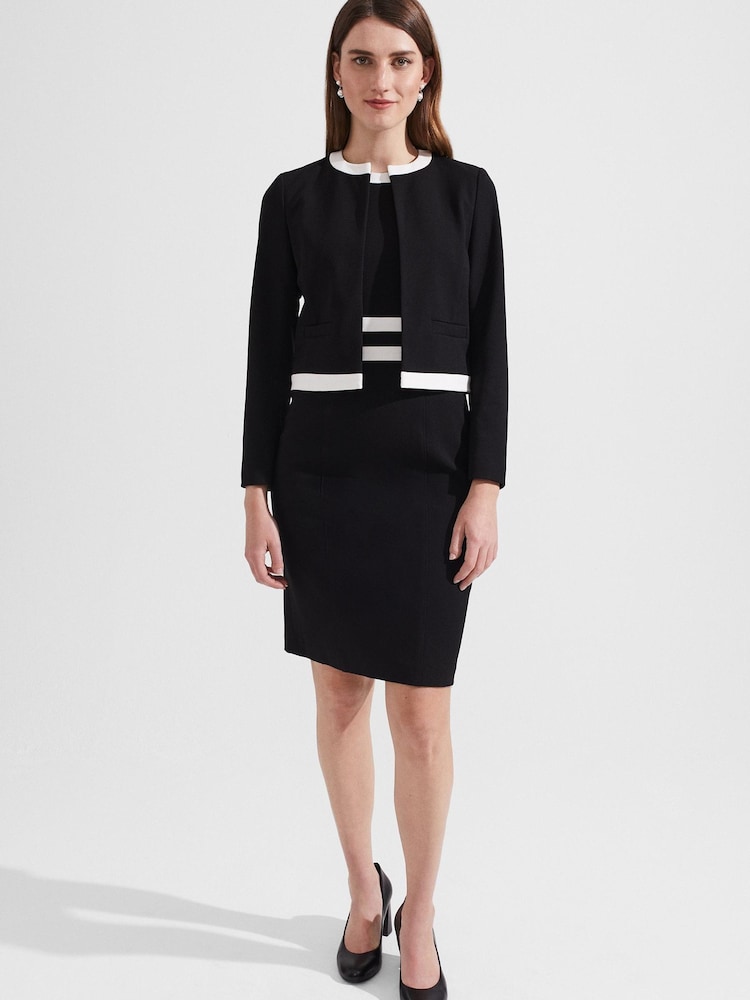 Hobbs Suri Black Jacket - Image 1 of 4 Hobbs Suri Black Jacket - Image 1 of 4