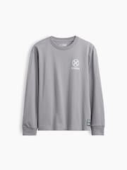 Gap Grey X-Men Marvel Relaxed Graphic Long Sleeve T-Shirt (4-13yrs) - Image 1 of 3