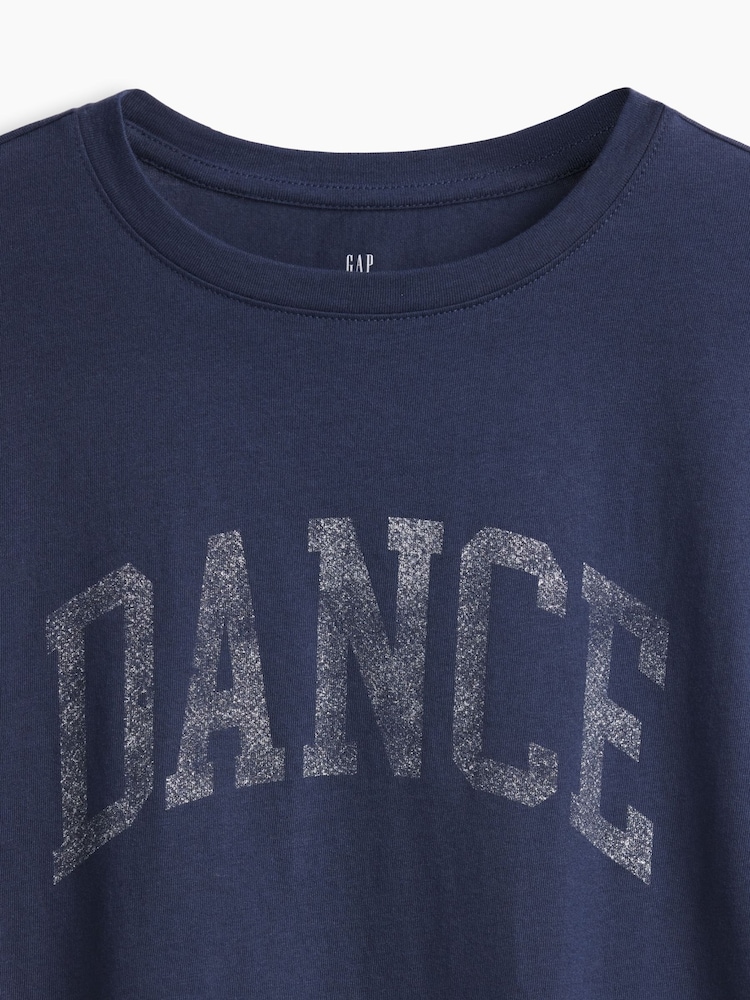 Gap Navy Dance Long Sleeve Graphic T-Shirt (4-13yrs) - Image 4 of 4 Gap Navy Dance Long Sleeve Graphic T-Shirt (4-13yrs) - Image 4 of 4