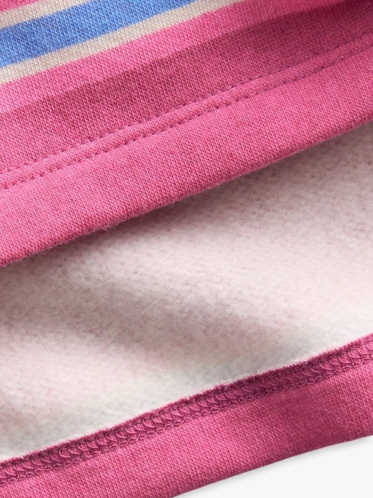 Rosa gestreift - Gap weit geschnittenes Oversized-Polo-Sweatshirt (4–13Jahre) - Bild 5 von 5