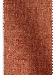 Burnt Orange Next Heavyweight Chenille Eyelet Blackout/Thermal Curtains - Image 6 of 7