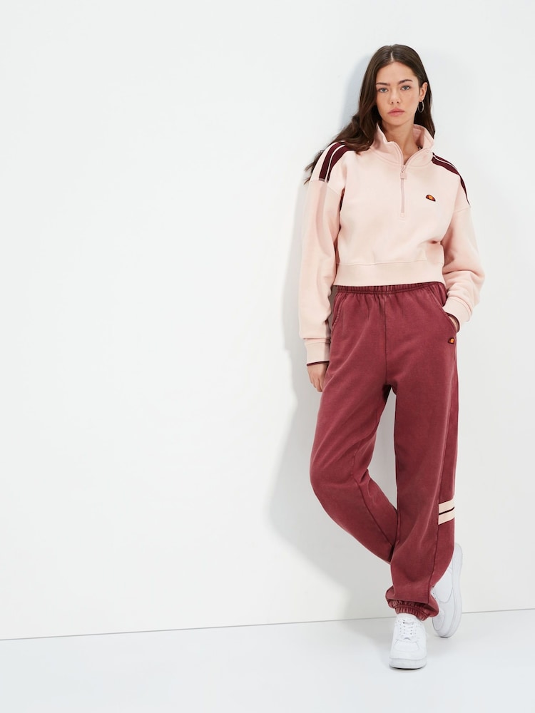Ellesse Pink Innocenzo Crop Sweatshirt - Image 1 of 4