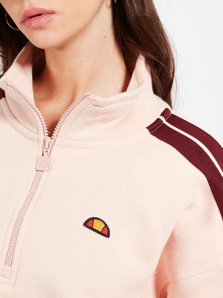 Ellesse Pink Innocenzo Crop Sweatshirt - Image 4 of 4