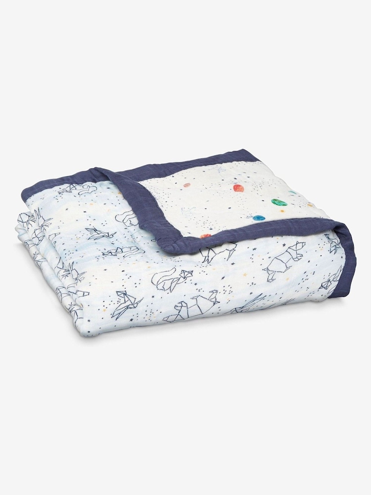 aden + anais White Dream Silky Soft Muslin Stargaze Blanket - Image 2 of 3