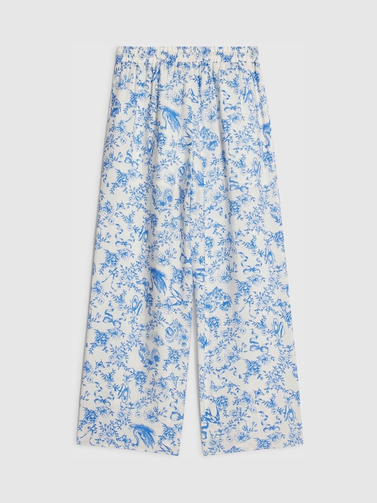 River Island 산토리니 와이드 레그 팬츠 - 4의 이미지 2
