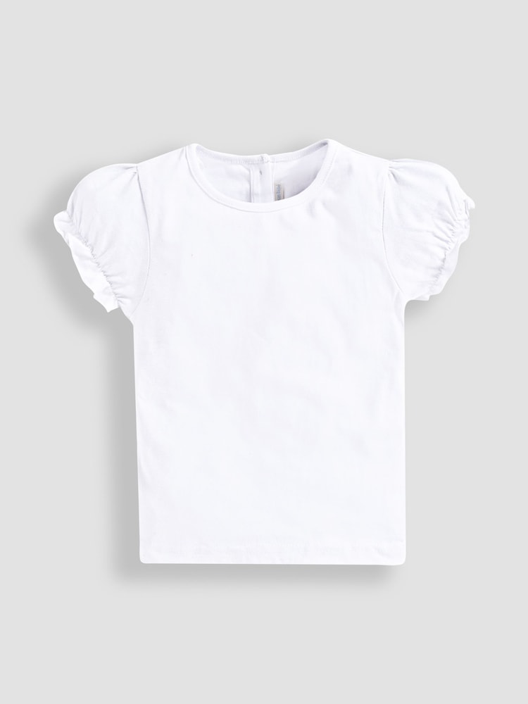 Blanc - Joli t-shirt JoJo Maman Bébé - Image 4 of 6