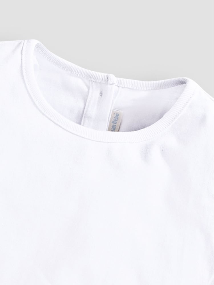 Blanc - Joli t-shirt JoJo Maman Bébé - Image 5 of 6