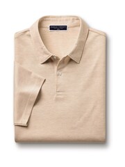 Charles Tyrwhitt Pink Cotton Tencel Tyrwhitt Cool Polo Shirt - Image 3 of 5