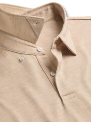 Charles Tyrwhitt Pink Cotton Tencel Tyrwhitt Cool Polo Shirt - Image 4 of 5