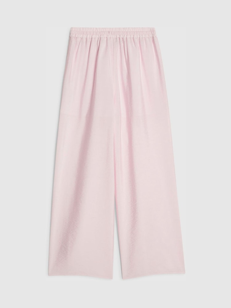 River Island Pink Santorini Wide Leg Trousers - Image 2 of 4