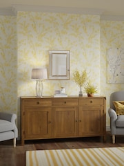 Laura Ashley Honey Gold Balmoral 3 Door 3 Drawer Sideboard - Image 1 of 4