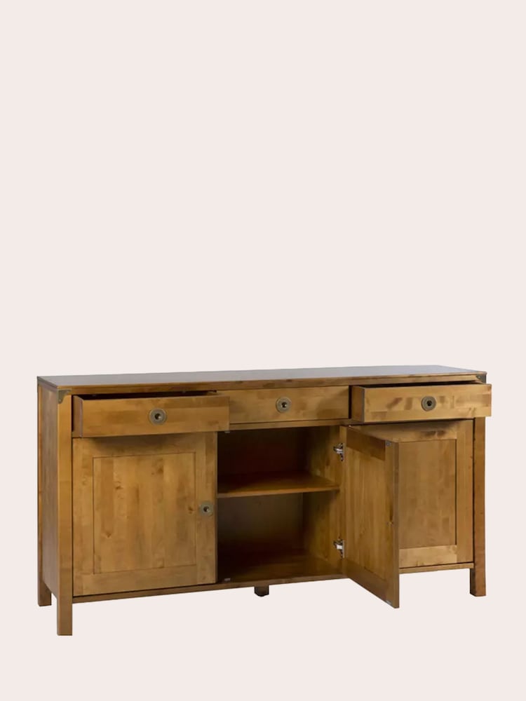 Laura Ashley Honey Gold Balmoral 3 Door 3 Drawer Sideboard - Image 4 of 4