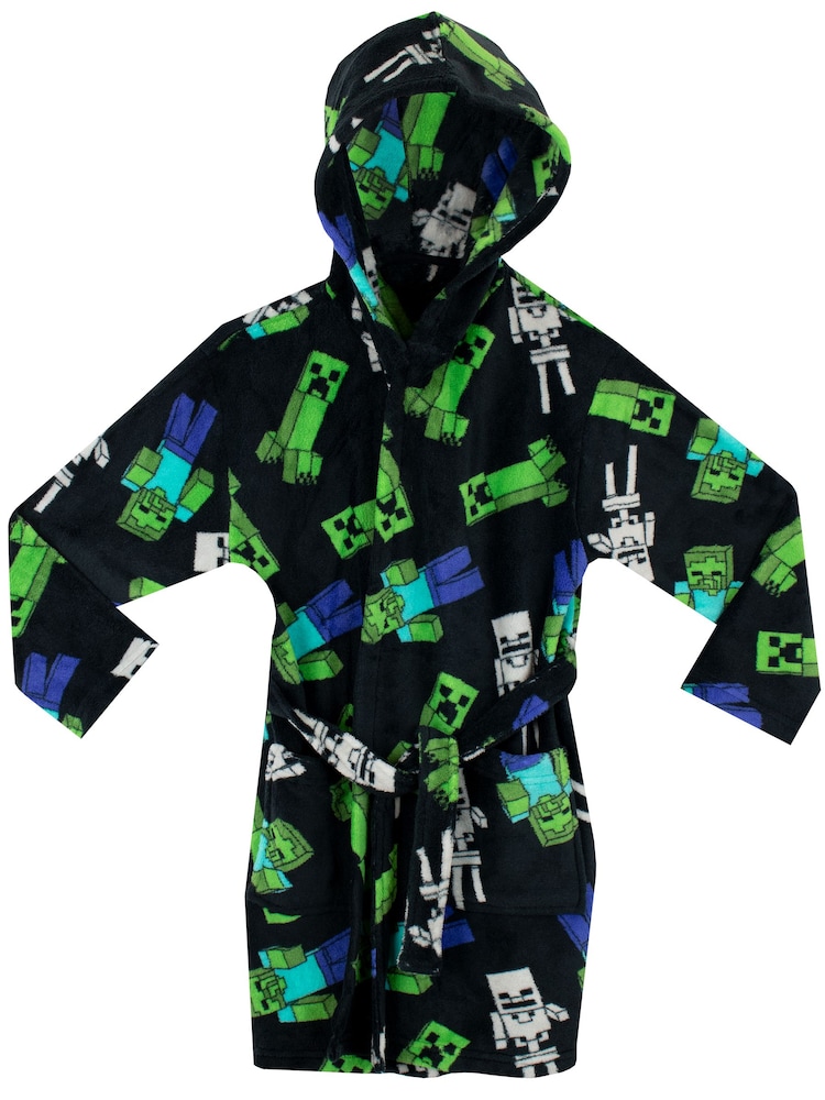 Character Green Minecraft Dressing Gown - Image 1 of 5