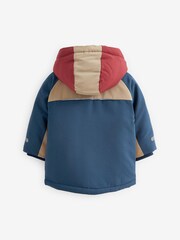 color block bleu - Parka imperméable (3 mois-7 ans) - Image 4 de 10