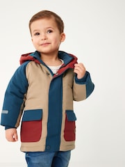 color block bleu - Parka imperméable (3 mois-7 ans) - Image 5 de 10