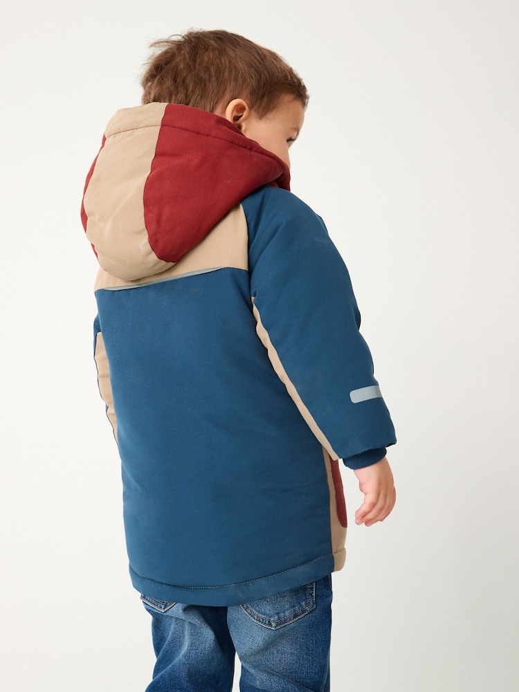 color block bleu - Parka imperméable (3 mois-7 ans) - Image 8 of 10
