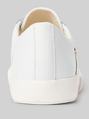 Lauren Ralph Lauren White Janson Logo Leather Trainers - Image 2 of 4