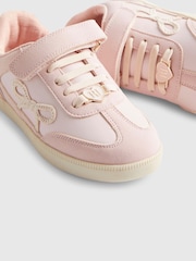 River Island Pink Bow Strap Trainers - Image 4 of 5