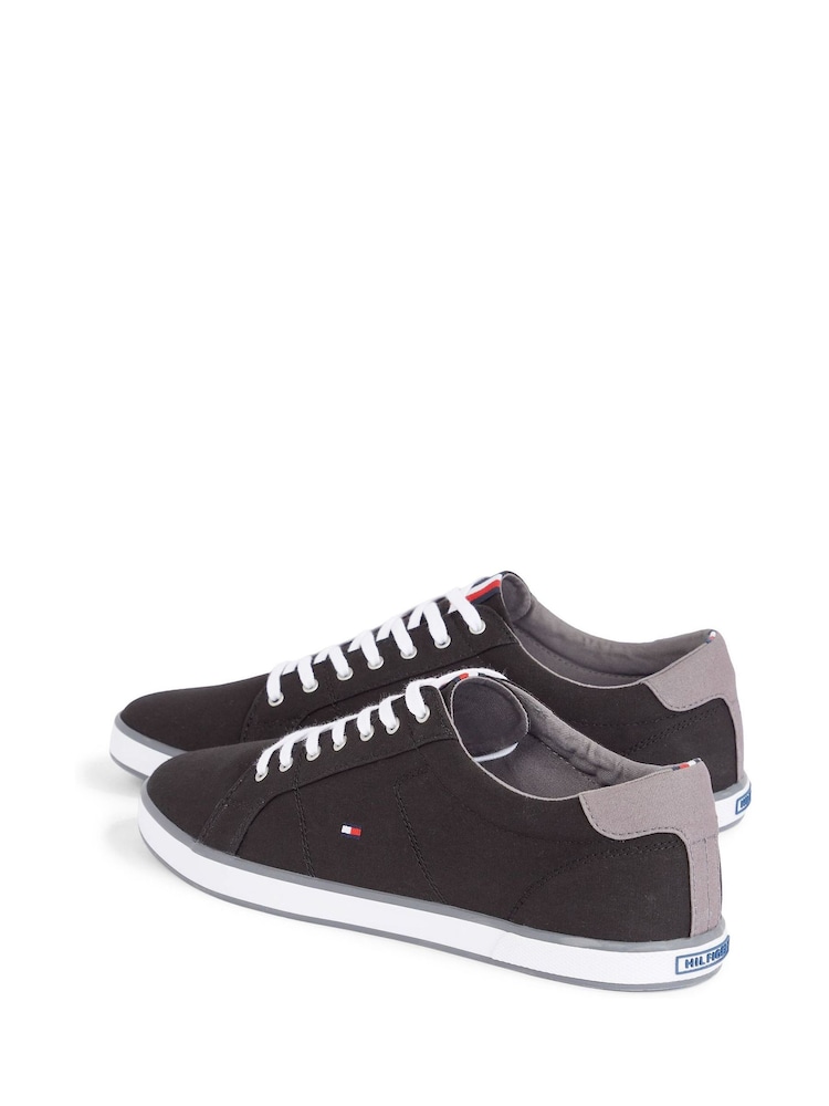 Tommy Hilfiger Black Essential Harlow Trainers - Image 3 of 6