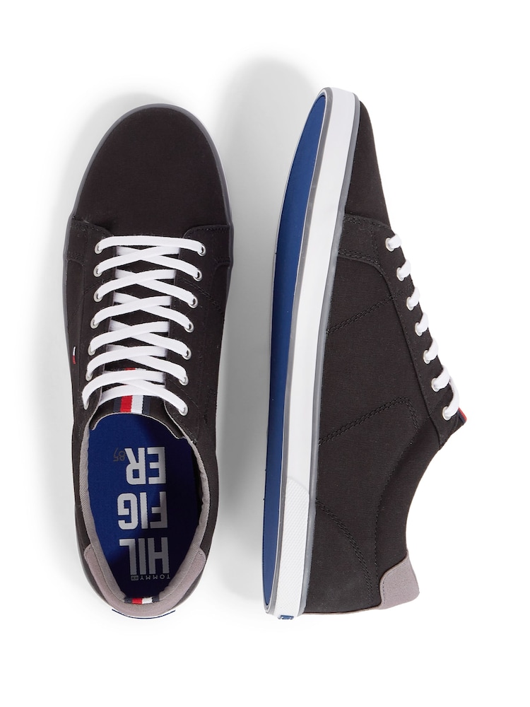Tommy Hilfiger Black Essential Harlow Trainers - Image 4 of 6