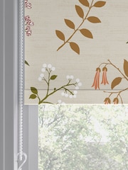 Orange Printed Leaves Made to Measure Roller Blind - Image 5 of 6