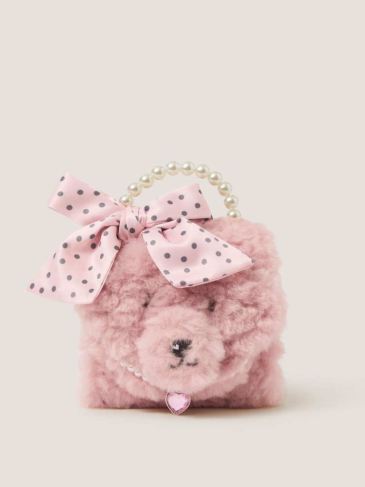 Monsoon Fluffy Poodle Bow Bag - Bild 1 von 2