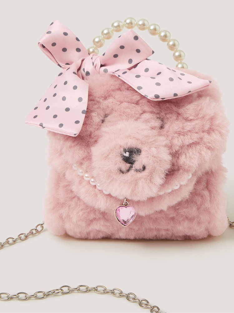 Monsoon Fluffy Poodle Bow Bag - Bild 2 von 2