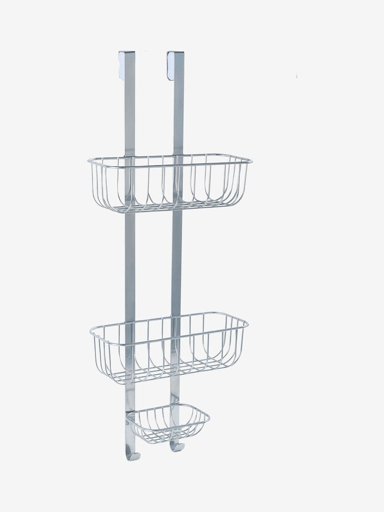 Silver Bronx Over Door Shower Caddy - Image 3 of 3
