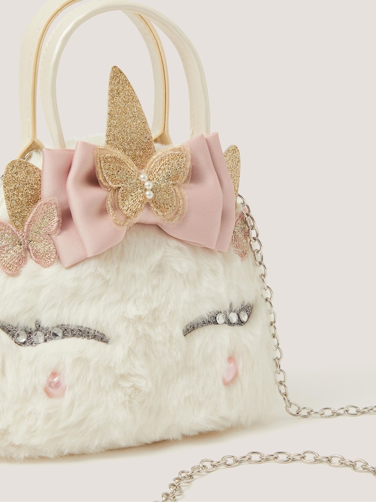 Monsoon Luna Fluffy Unicorn Bag - Slika 2 od 2