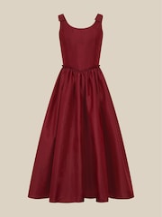 Monsoon Red Ohio Taffeta Prom Dress - Image 2 of 4