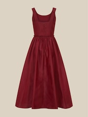 Monsoon Red Ohio Taffeta Prom Dress - Image 3 of 4