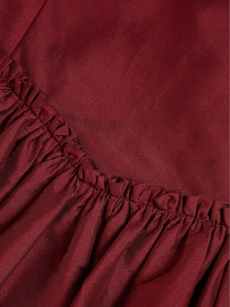 Monsoon Red Ohio Taffeta Prom Dress - Image 4 of 4