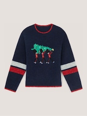 Monsoon London Guard Knit Christmas Jumper - Image 2 de 3