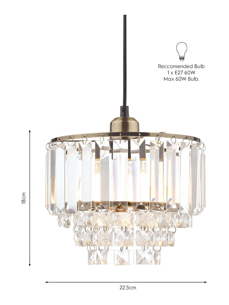 Laura Ashley Brass Vienna Easy Fit Shade Light - Image 5 of 5