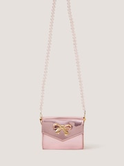 Monsoon Pink Mini Metallic Bag - Image 1 of 2