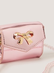 Monsoon Pink Mini Metallic Bag - Image 2 of 2