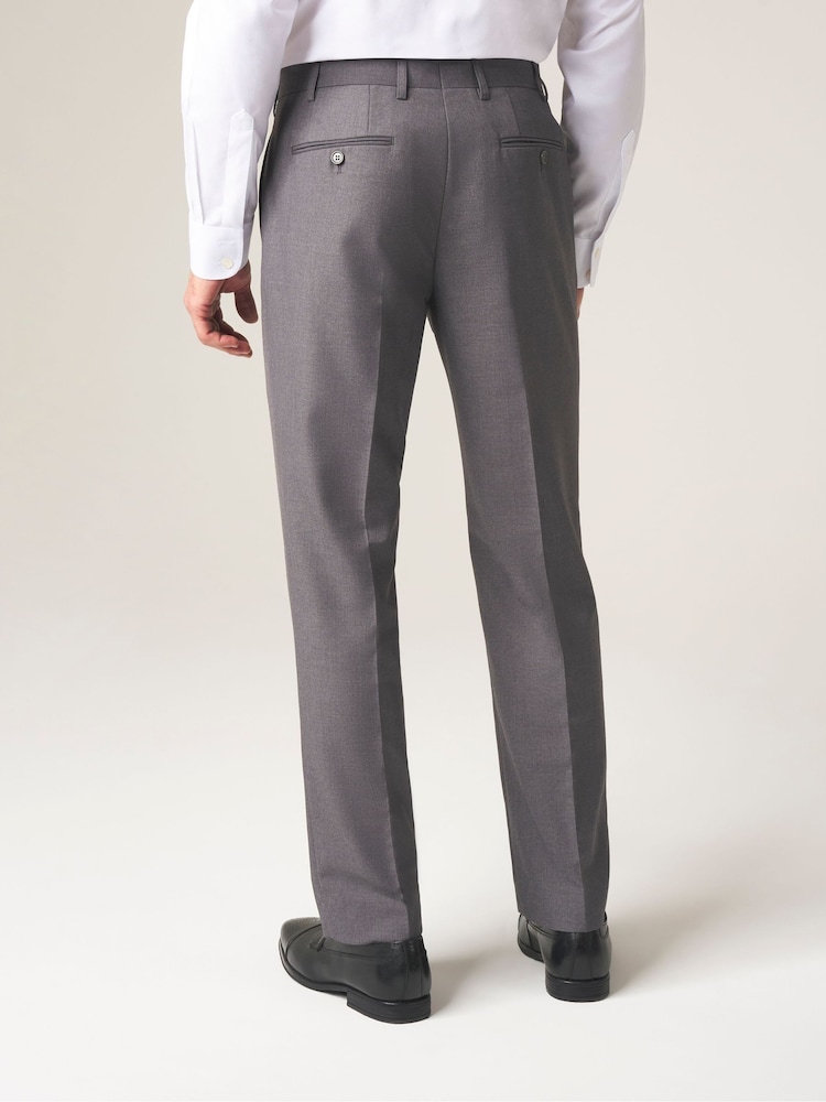 Skopes Grey Tailored Fit Madrid Suit: Trousers - Image 2 of 4