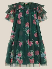 Monsoon Thalia Rose Print Tulle Party Dress - 2суретінің 1 суреті