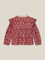 Monsoon Ditsy Floral Embroidered Blouse - صورة 2 من 3