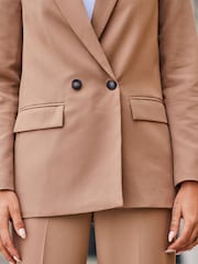 Sosandar Natural Relaxed Fit Blazer - Image 5 of 5