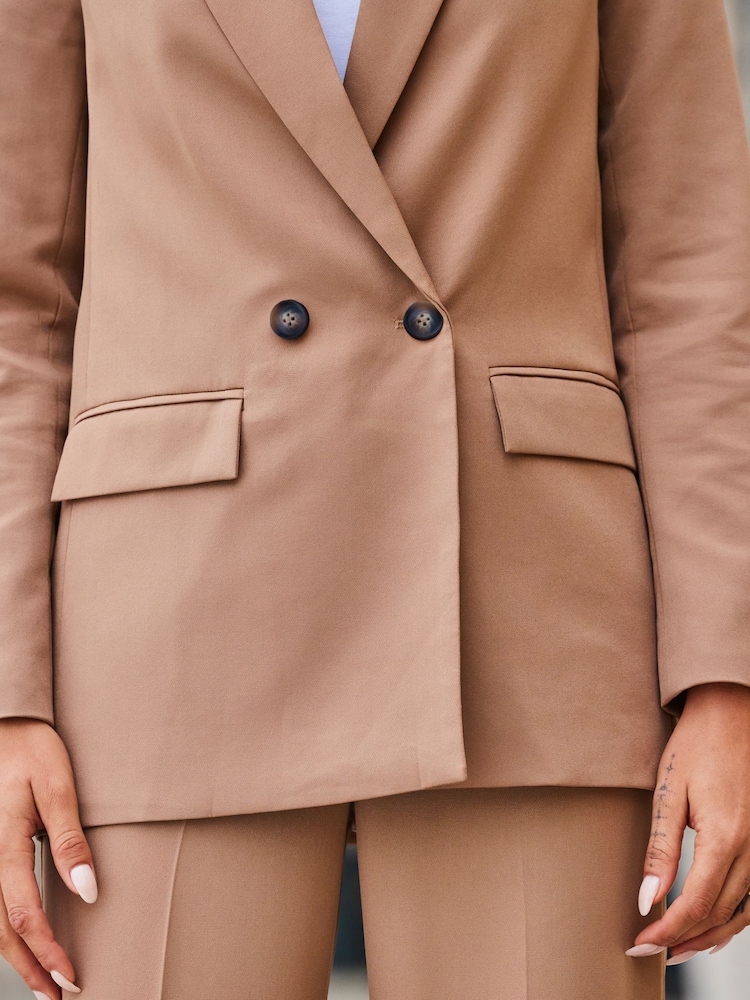 Sosandar Natural Relaxed Fit Blazer - Image 5 of 5