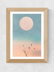 East End Prints White Waking Up Warm Print by Kubistika - Image 2 of 2
