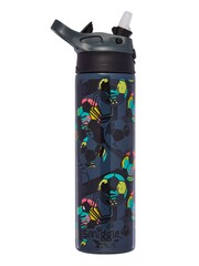Smiggle Black Wild Side Insulated Stainless Steel Flip Drink Bottle 520Ml - Image 2 of 2