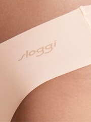 Ангора кремового цвета - Sloggi Zero Feel 2 Pack Microfibre 2.0 Thongs - Image 4 of 5