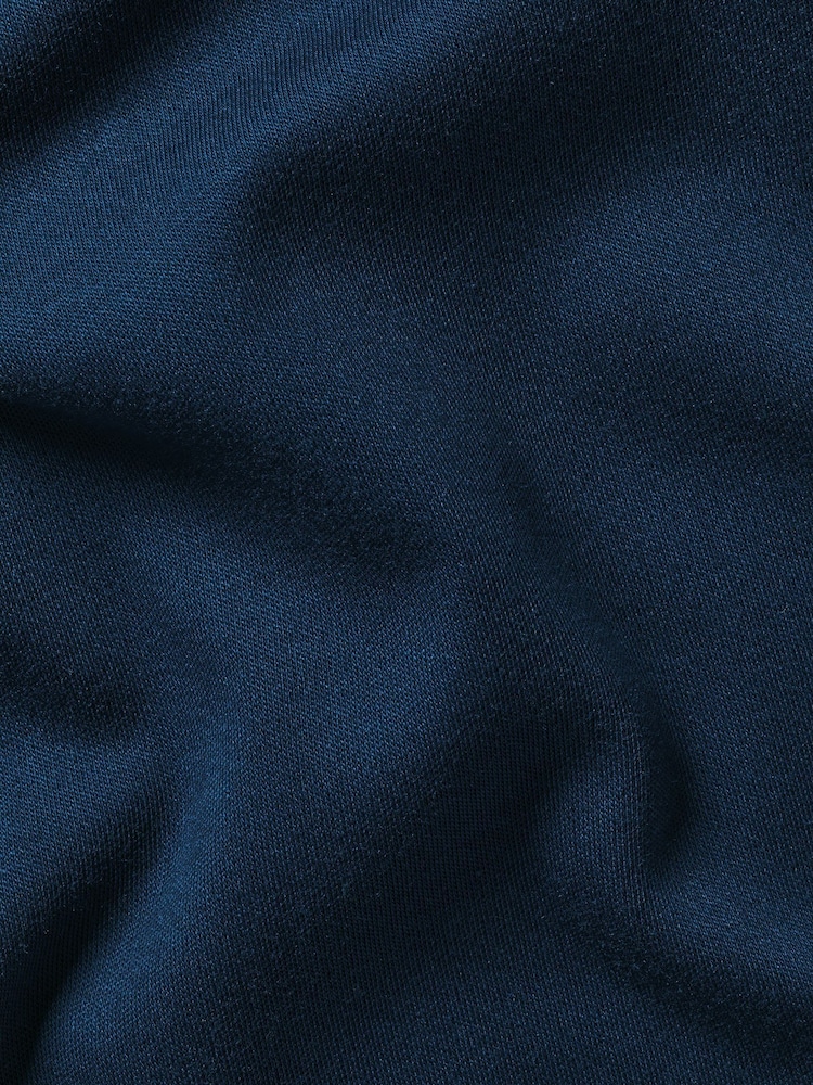 Charles Tyrwhitt Blue Dark 100% Cotton Plain Short Sleeve Jersey Polo Shirt - Image 5 of 5