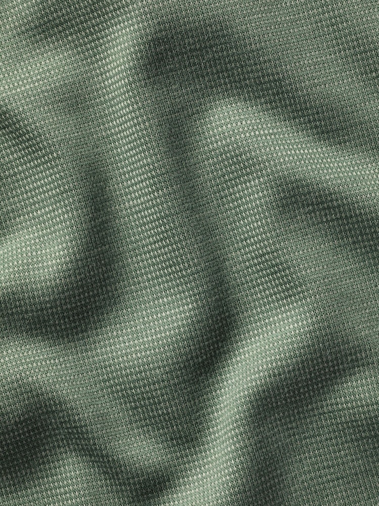 Charles Tyrwhitt Green Cotton Tencel Tyrwhitt Cool Polo Shirt - Image 5 of 5