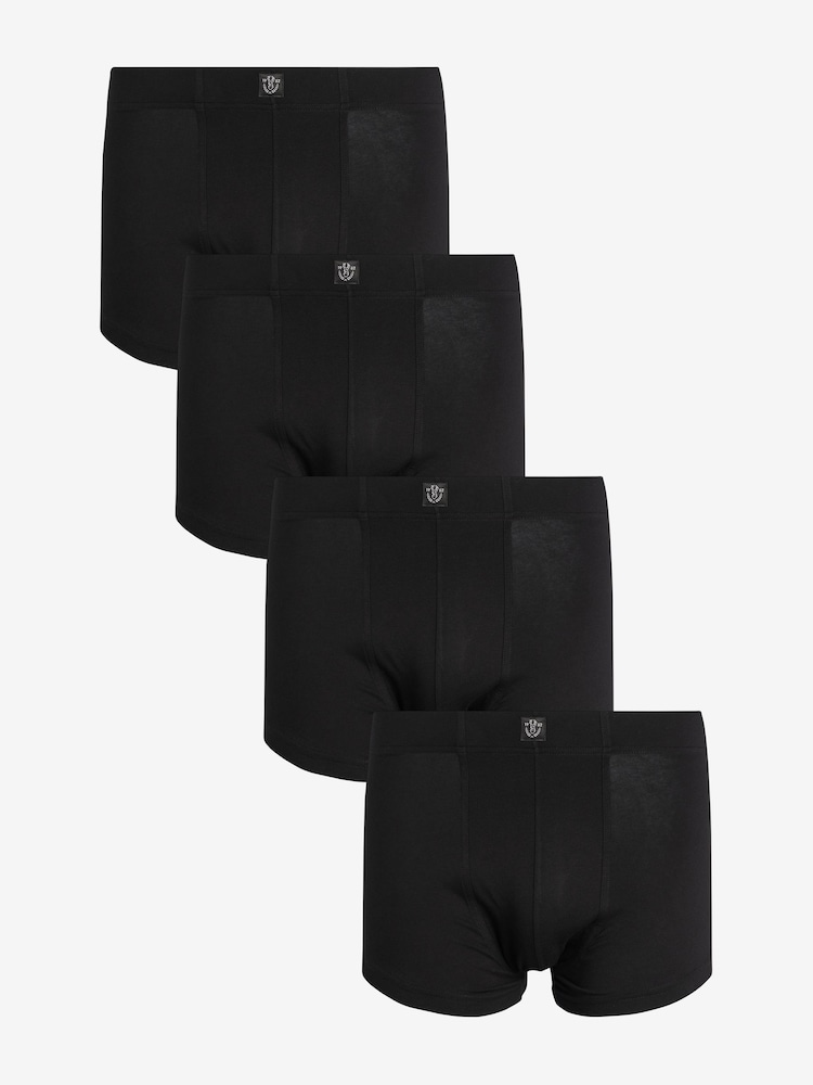 Black 4 pack Hipster Boxers - Image 1 of 4