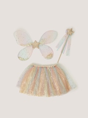 Monsoon Pink Sequin Rainbow Fairy Dress Up Set - Image 1 of 2
